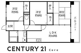 アストレア吉田  ｜ 滋賀県野洲市市三宅（賃貸マンション3LDK・1階・67.82㎡） その2