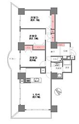 間取図画像 3LDK
