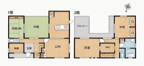 間取りを拡大表示