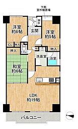 間取図画像 3LDK