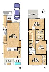 JR東海道・山陽本線 高槻駅 バス13分 南公園下車 徒歩6分