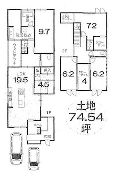 間取りを拡大表示