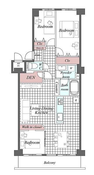 間取りを拡大表示