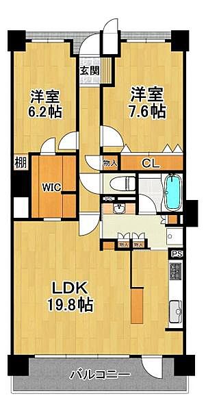 間取りを拡大表示