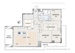 間取図画像 3SLDK