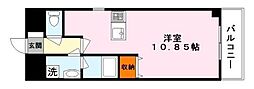 エンゼルプラザイースト1 1Kの間取図画像