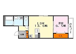 間取図画像 1LDK