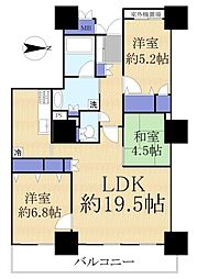 ファーストタワー大津MARY 3LDKの間取図画像