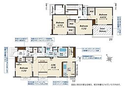 袖ケ浦市蔵波台1丁目　1期　新築一戸建て　3号棟