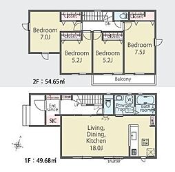 君津市人見 新築一戸建て 01期 1号棟