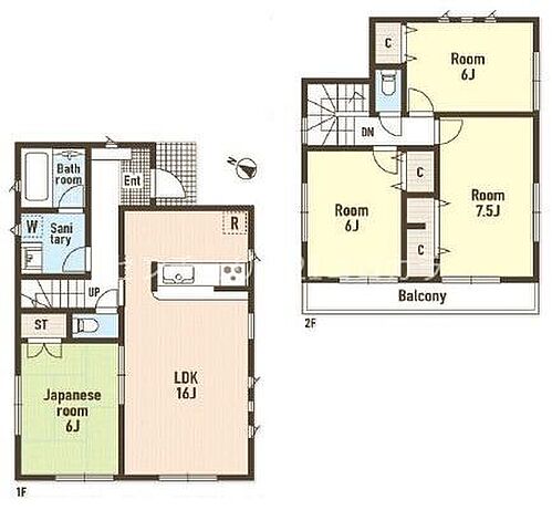 間取り 八王子市楢原町