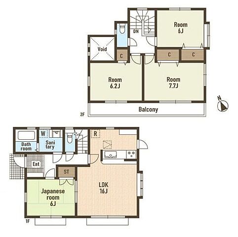 間取り 八王子市館町