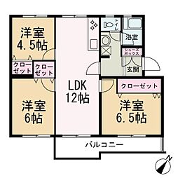 間取図画像 3LDK