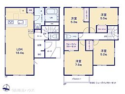 武蔵野線 吉川駅 徒歩23分