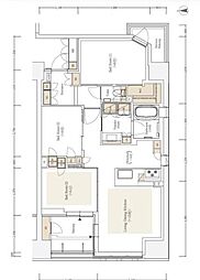 間取図画像 3LDK