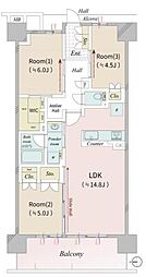 間取図画像 3LDK