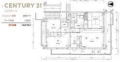 あべのセレサ 3LDKの間取図画像