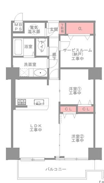 間取りを拡大表示