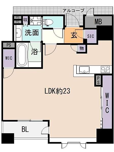 間取りを拡大表示