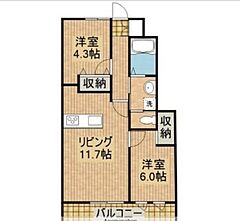 物件の間取り
