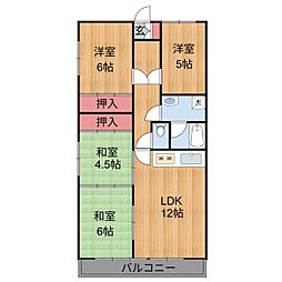 A-STEP丸山 4LDKの間取図画像