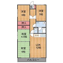 物件の間取り
