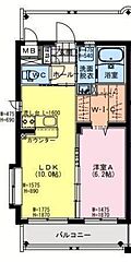 物件の間取り