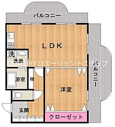 間取図画像 1LDK