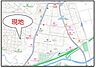 地図：現地案内図には周辺施設や道路が分かりやすく表示されています。現地へのアクセス経路が明確です。周辺環境の雰囲気を事前に把握しやすい構成です。近隣の主要施設や交通機関の位置が一目で確認できます。