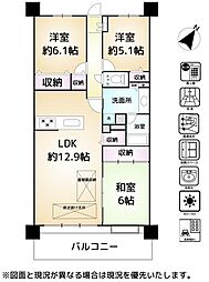間取図画像 3LDK