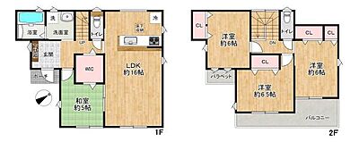 間取り:4LDK+WIC♪ 間取り:4LDK+WIC♪