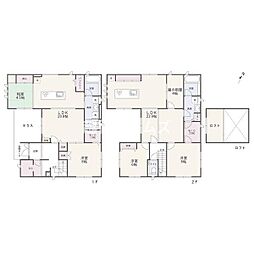 二世帯住宅　中古戸建　東区はなみずき