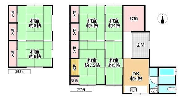 間取りを拡大表示