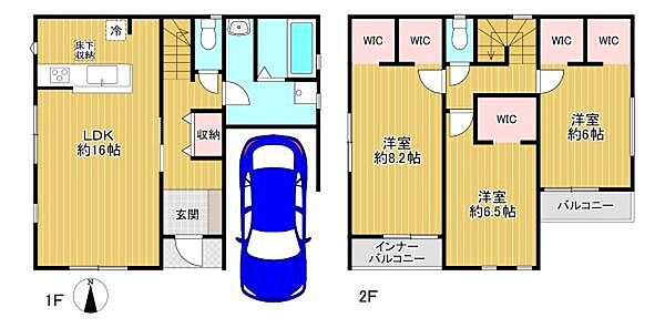 間取りを拡大表示