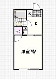 レクス716 1Kの間取図画像