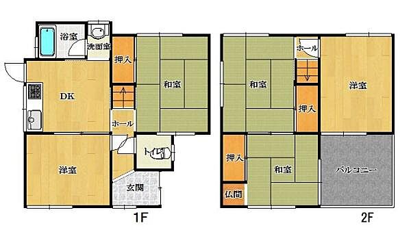 間取りを拡大表示
