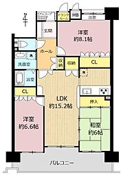 間取図画像 3LDK