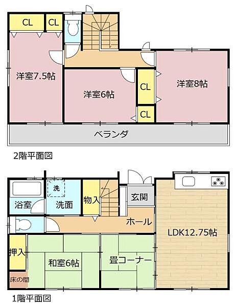 間取りを拡大表示
