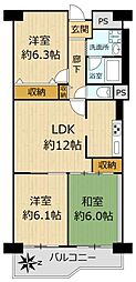 間取図画像 3LDK