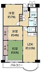 間取図画像 3LDK