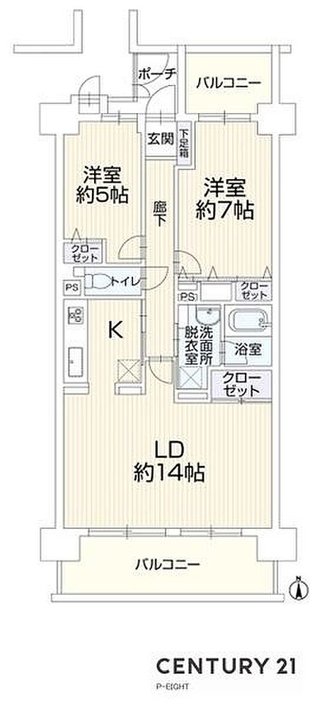 全居室収納スペースありの収納豊富な間取り!