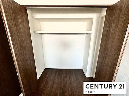 広めのクローゼットでたくさん収納できます!