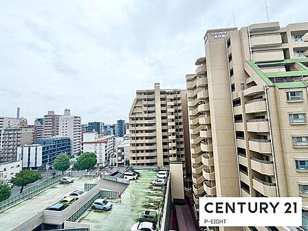 バルコニーから見える景色です！