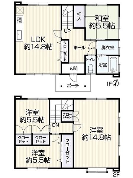 間取りを拡大表示