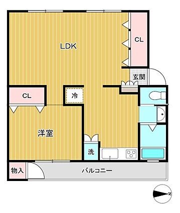 【間取り】1L...