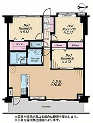 間取図画像 3LDK