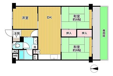 3DK 間取り