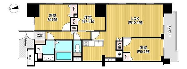 間取りを拡大表示