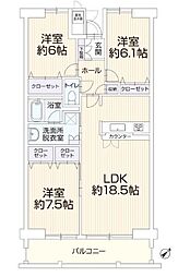 間取図画像 3LDK