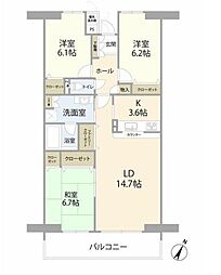 間取図画像 3LDK